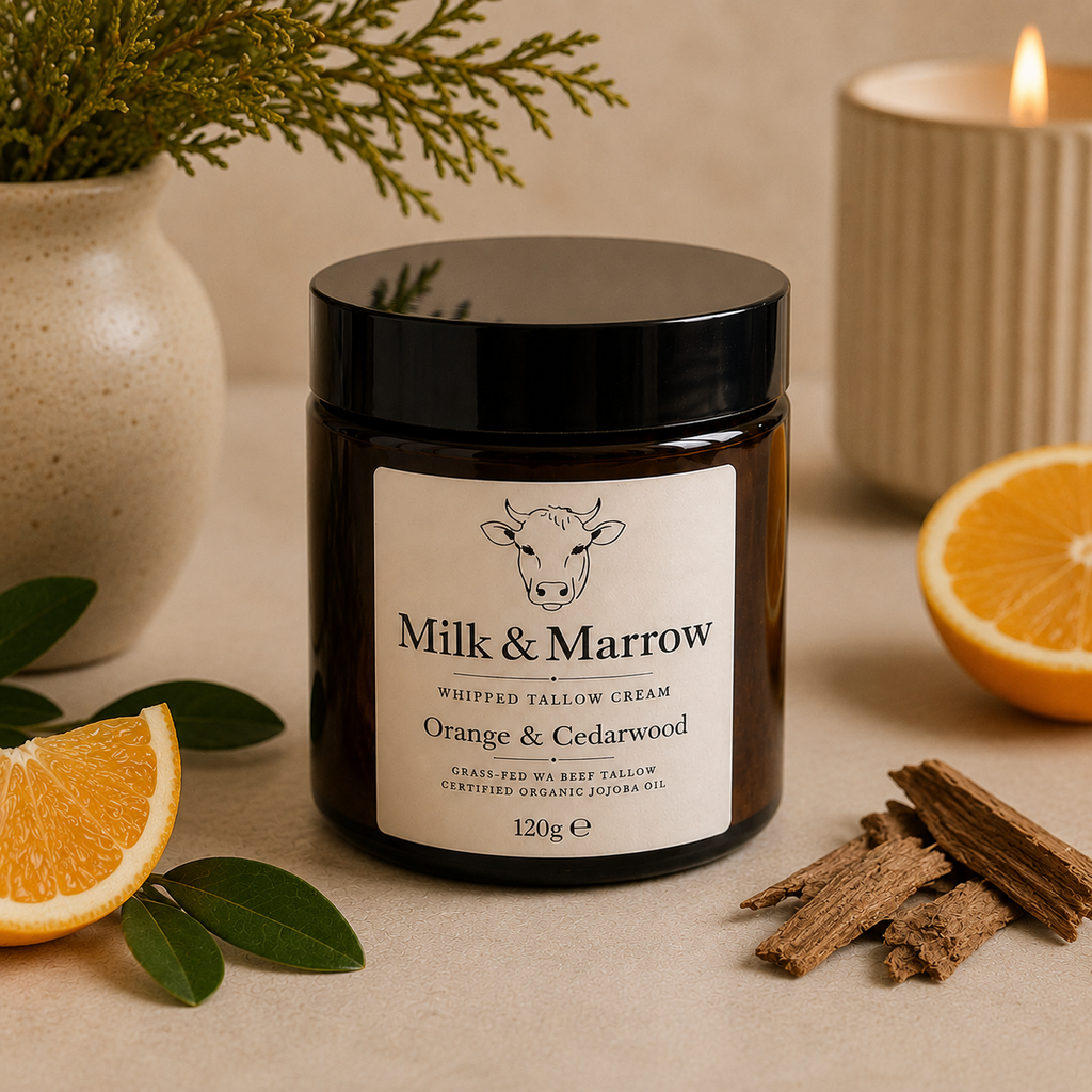 Whipped Tallow Cream – Orange & Cedarwood