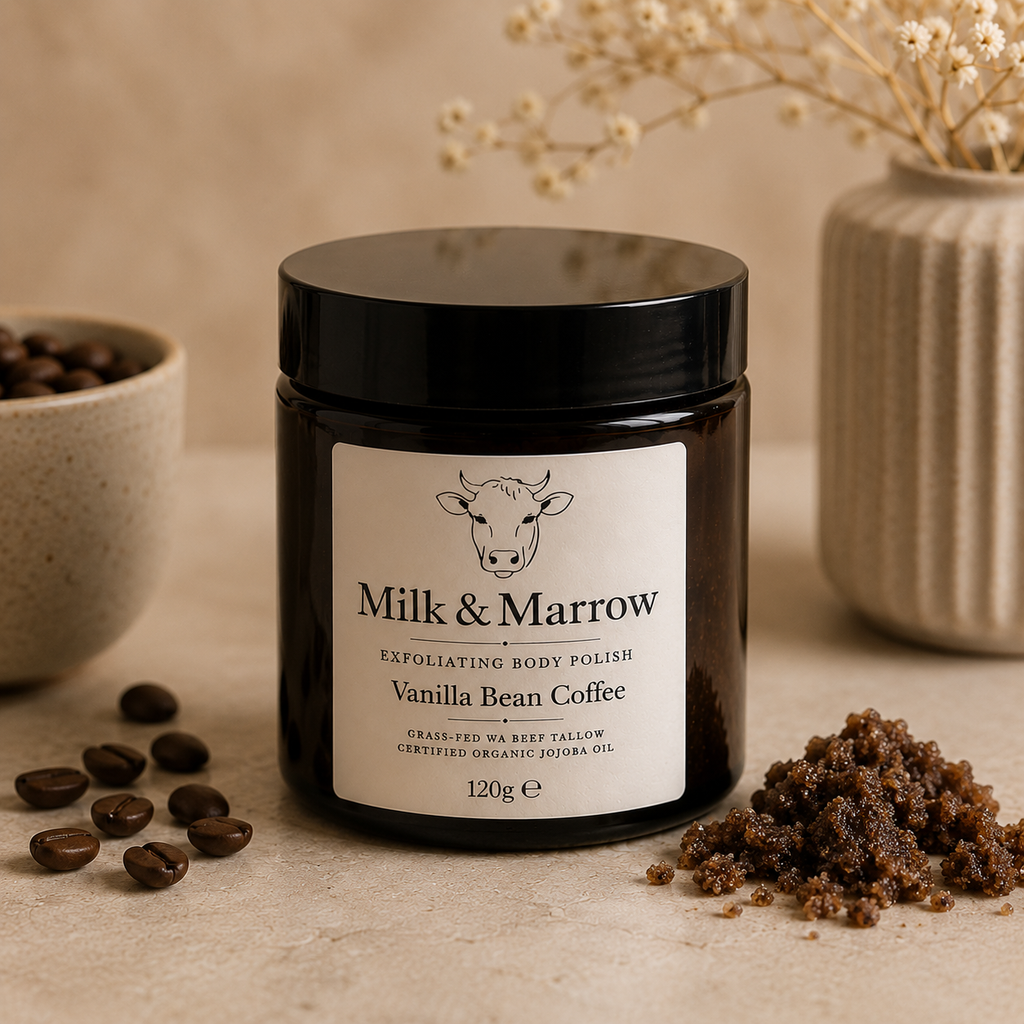 Exfoliating Body Polish Vanilla Bean Coffee by Milk & Marrow