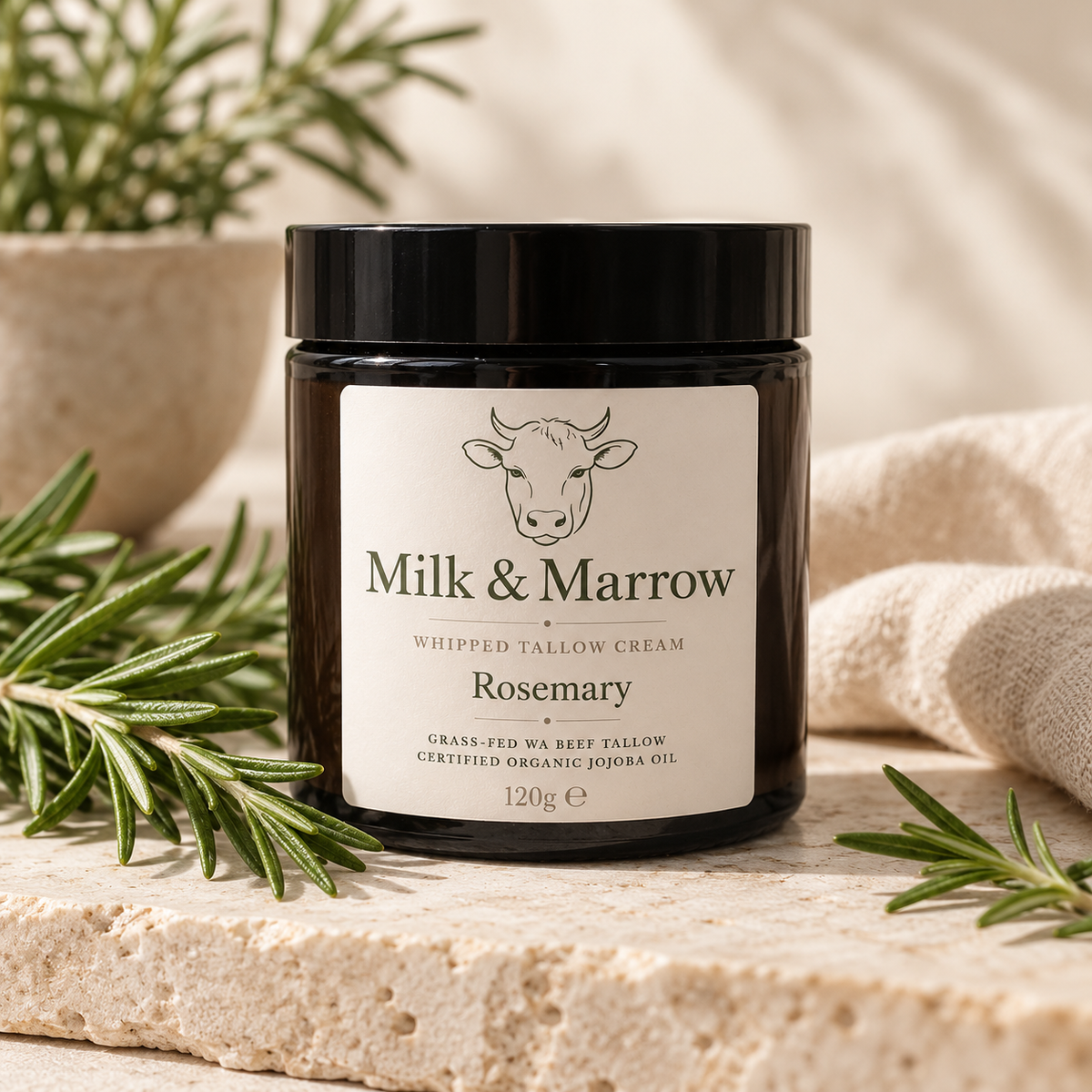 Rosemary Whipped Tallow Cream